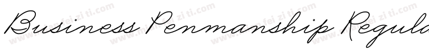 Business Penmanship Regular字体转换